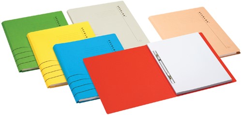 Snelhechter Secolor A4 100% gerecycled karton schuifdeklijst 250gr rood-2