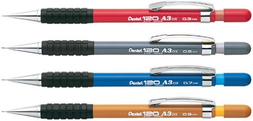 Vulpotlood Pentel A319, HB, 0.9mm, geel-2