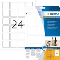 Etiket HERMA 9642 40x40mm QR-code wit 600 stuks