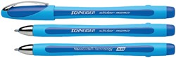 Balpen Schneider Slider Memo, extra breed, blauw
