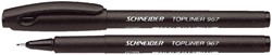 Fineliner Schneider 967, 0.4mm, zwart