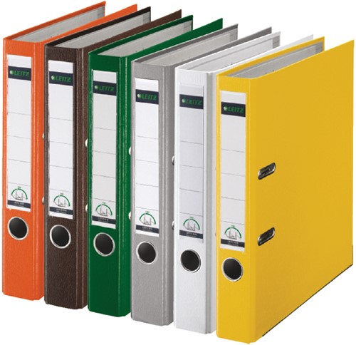 Ordner Leitz 1015 180° 50mm PP A4 oranje-2