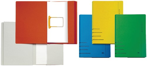 Combimap Secolor folio 1 klep recycled 250gr grijs-3
