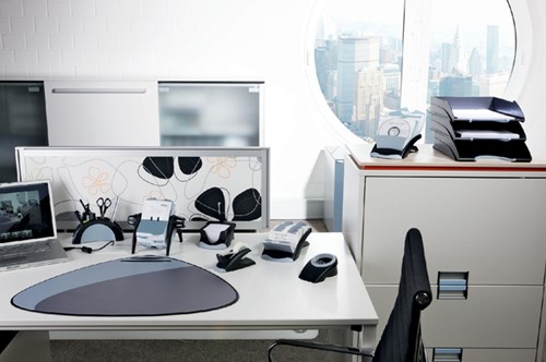 Visitekaartenmolen Durable Vegas Visifix incl 200 hoesjes zwart-2