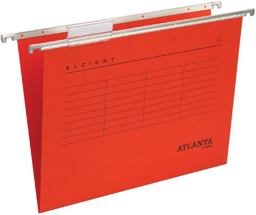 Hangmap Djois Alzicht folio frontaal recycled V-bodem rood