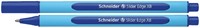 Balpen Schneider Slider Edge, extra breed, blauw