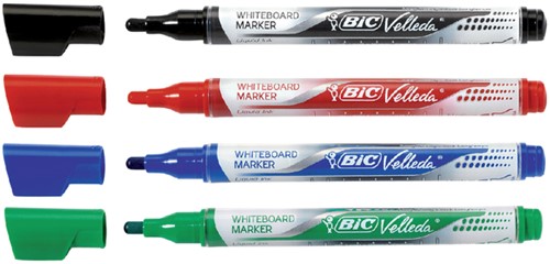 Whiteboardmarker Bic Velleda liquid rond medium blauw-2