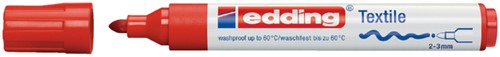 Textielmarker edding 4500 rond 2-3mm rood