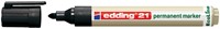 Permanent marker edding 21 Ecoline, rond, 1.5-3mm, zwart