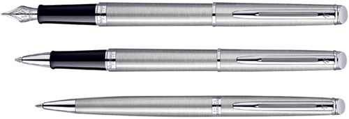Rollerpen Waterman Hémisphère stainless steel CT fijn-2