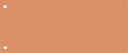 Scheidingsstrook Oxford smal 240x105mm 190gr oranje 100 stuks
