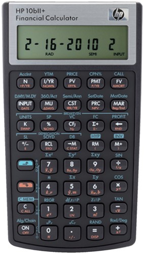 Rekenmachine HP 10BII+