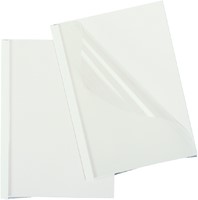 Thermische omslag GBC A4 1.5mm transparant/wit 100 stuks-2