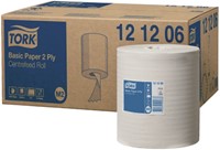 Poetspapier Tork M2 Basic Universal 2-laags 160m wit 121206-3