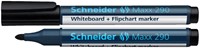 Whiteboardmarker Schneider Maxx 290 rond 2-3mm zwart