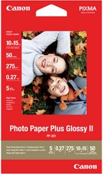 Inkjetpapier Canon PP-201 10x15cm 260gr glans 50 vel