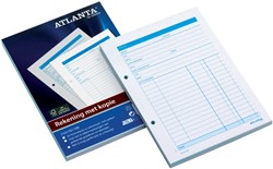 Rekeningblok Djois Atlanta A5 50x2vel met carbon