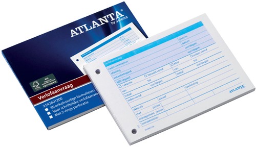 Verlofaanvraag Djois Atlanta A6 105x148mm 50vel