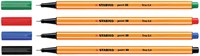 Fineliner STABILO point 88/46, fijn, zwart-3