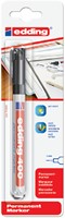 Permanent marker edding 400, rond, 1mm, zwart, blister à 1 stuk