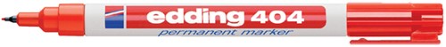 Permanent marker edding 404, rond, 0.75mm, rood