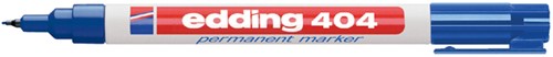 Permanent marker edding 404, rond, 0.75mm, blauw