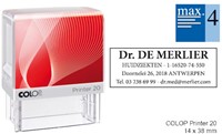 Tekststempel Colop Printer 20 personaliseerbaar