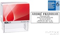Tekststempel Colop Printer 40 personaliseerbaar