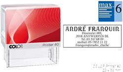 Tekststempel Colop Printer 40 personaliseerbaar