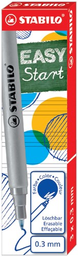 Rollerpenvulling STABILO Easyoriginal fijn blauw doosje à 3 stuks