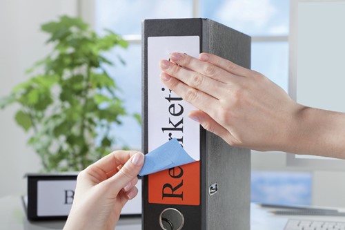 Rugetiket Avery Zweckform smal 38x192mm zelfklevend wit-1