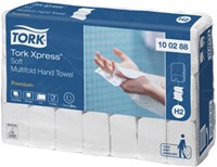 Handdoek Tork H2 Xpress Premium multifold 2-laags 212x340mm 21x110 vel wit 100288-4