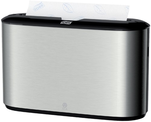 Handdoekdispenser Tork H2 Image Line Xpress countertop zilver 460005-4