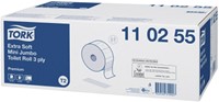 Toiletpapier Tork T2 Premium jumbo klein 3-laags 120m wit 110255-4