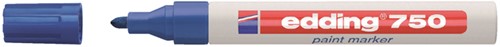 Paintmarker edding 750 op oliebasis 2-4mm blauw