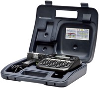 Labelprinter Brother P-touch TZe PT-D210 desktop qwerty 12mm zwart in koffer-1