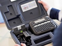 Labelprinter Brother P-touch TZe PT-D210 desktop qwerty 12mm zwart in koffer-3