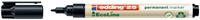 Permanent marker edding 25 Ecoline, rond, 1mm, zwart