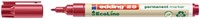 Permanent marker edding 25 Ecoline, rond, 1mm, rood