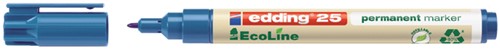 Permanent marker edding 25 Ecoline, rond, 1mm, blauw