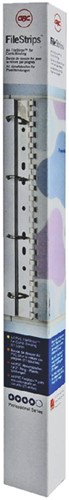 Filestrip GBC 34-gaats A4 transparant 100stuks-10