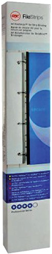 Filestrip GBC 34-gaats A4 transparant 100stuks-2