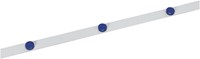 Metaalband MAUL 1mx35mm zelfklevend knipbaar wit + 3 magneten