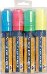 Krijtstift Securit SMA-720 blok ass 7-15mm blister à 4 stuks