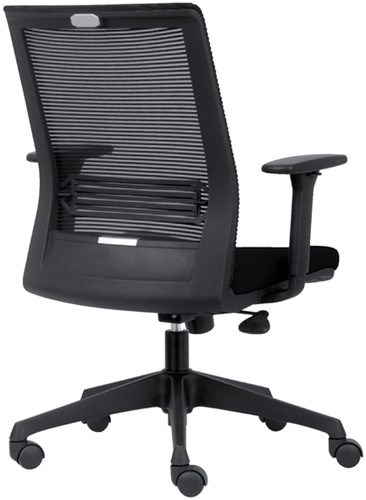 Bureaustoel Euroseats Evora zwart-1