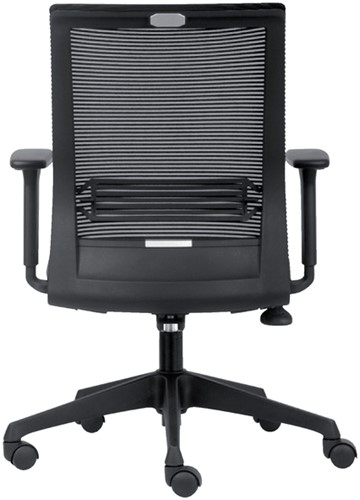 Bureaustoel Euroseats Evora zwart-2