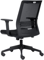 Bureaustoel Euroseats Evora zwart-3