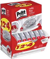 Correctietape Pritt navulbaar 4.2mmx12m Flex promopack à 12+4 gratis-1