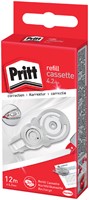 Correctierollervulling Pritt, navul cassette Flex, 4.2mmx12m-2