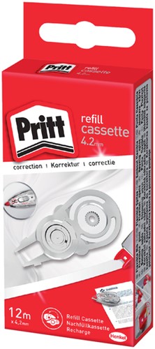 Correctierollervulling Pritt, navul cassette Flex, 4.2mmx12m-2